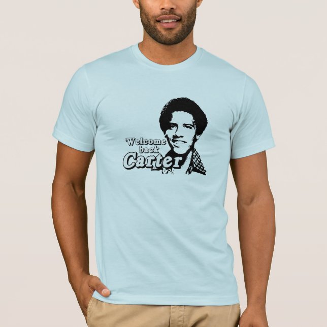Camiseta Boa vinda para trás Carter (Frente)