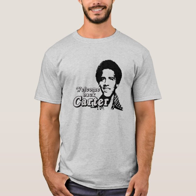 Camiseta Boa vinda para trás Carter (Frente)