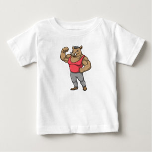 Camiseta Boar Bodybuilder Bodybuilding Músculos