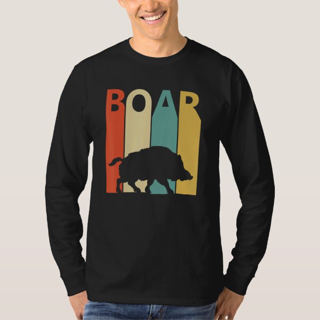 Camiseta Boar de Cuja Língua Animal (Frente)