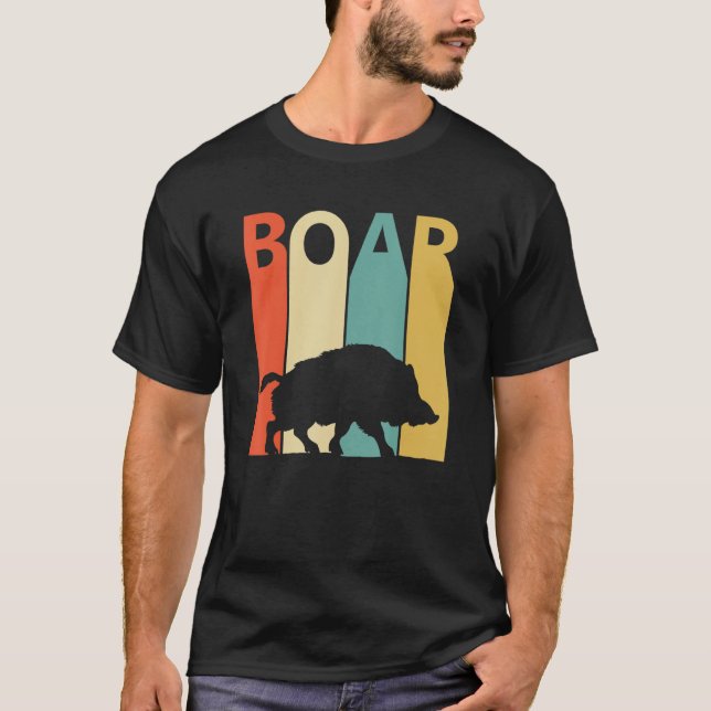 Camiseta Boar de Cuja Língua Animal (Frente)