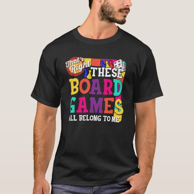 Camiseta Boardgames Pertencem A Mim - Presente (Frente)