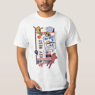 CAMISETA BOARDING PASS CHAVE OCIDENTAL FLORIDA EUA
