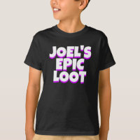 Boas Aniversário Epic Loot Gamer Nome Purple Sloga