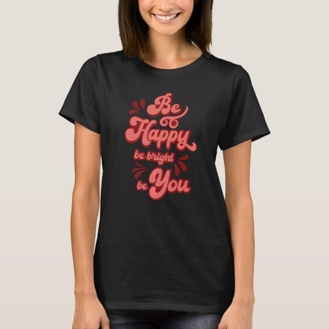 Camiseta Boas citações Motivacionais Inspiração Slogan Typo (Frente)