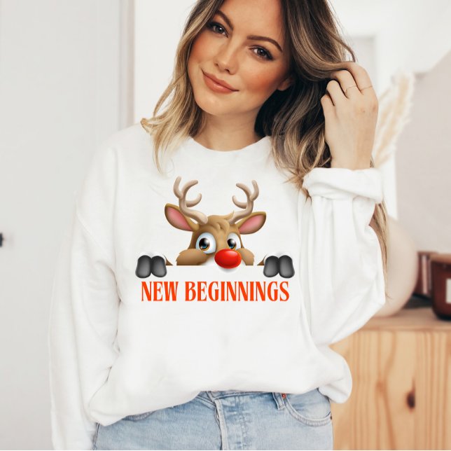 Camiseta Boas Começas Felizes Natal (New Beginnings Happy Christmas )