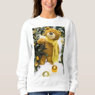 Camiseta Boas festas urso de ursinho da neve do Feliz Natal
