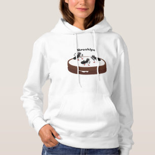 Camiseta Boas formigas patinando em desenho de biscoito