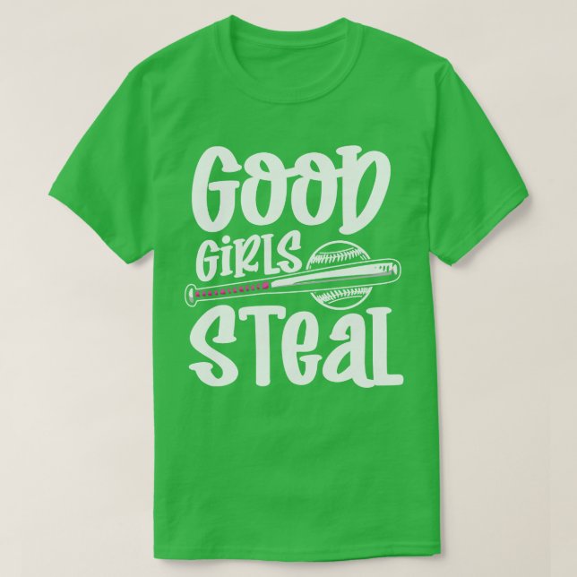 Camiseta Boas Garotas Roubando (Frente do Design)