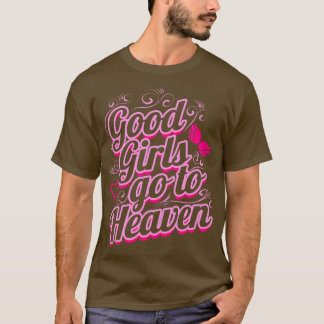 Camiseta Boas Garotas Vão Para Rosas Do Coração Celestial B
