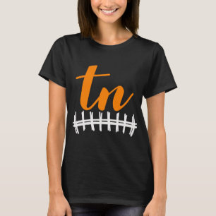 Camiseta Boas Iniciais Do Estado Do Tennessee TN Oferecem V