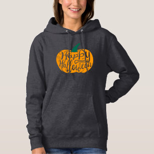 Camiseta Boas inscrições do Dia das Bruxas em abóbora escul