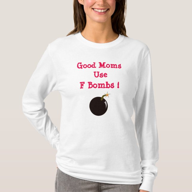 Camiseta Boas Mães usam bombas (Frente)