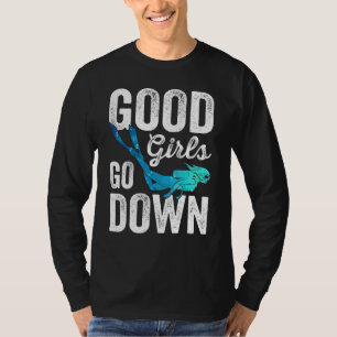 Camiseta Boas Meninas Abaixo Scuba Merging