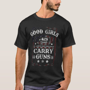 Camiseta Boas Meninas Carregares Armas Caliber 45 Segunda E