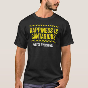 Camiseta Boas mensagens positivas para a felicidade