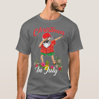 Camiseta Boas Papais noeis de Natal em julho Meninos Havaia