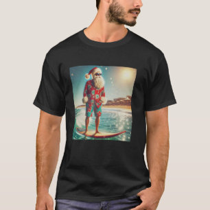 Camiseta Boas Papais noeis de Natal em julho Meninos Havaia