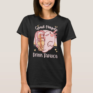 Camiseta Boas Pessoas Bebem Tapioca Bubble Boba Tea