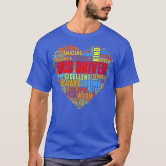 Camiseta Boas Qualidades de Condutor de Barramento Compleme