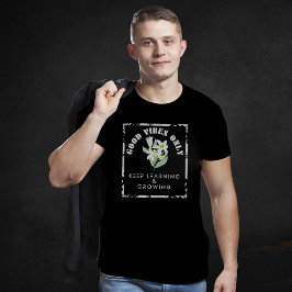 Camiseta Boas Vibes - Continue aprendendo e crescendo Desig