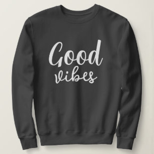 Camiseta Boas Vibes Na moda moderna Cinza mínima de monogra