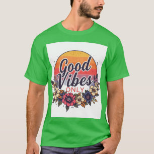 Camiseta Boas Víblias Apenas Retro 70s Tipografia Sunset