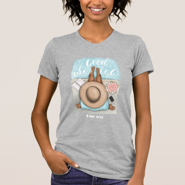 Camiseta Boas Vibrações de Verão (Frente)