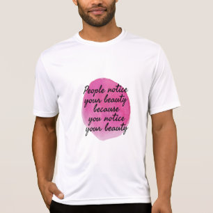 Camiseta boas vibrações dizendo por amor próprio e autocuid
