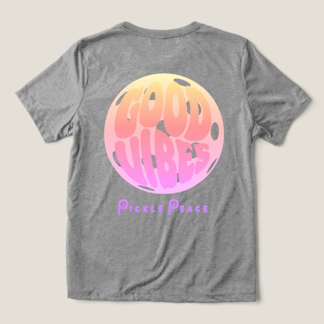 Camiseta Boas Vibrações Pastéis (Verso do Design )
