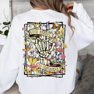 Camiseta Boas vibrações positivas em energia Inspiração