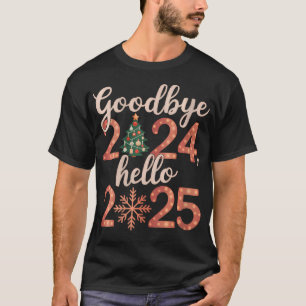 Camiseta Boas-vindas 2024 Olá 2025 Feliz Natal