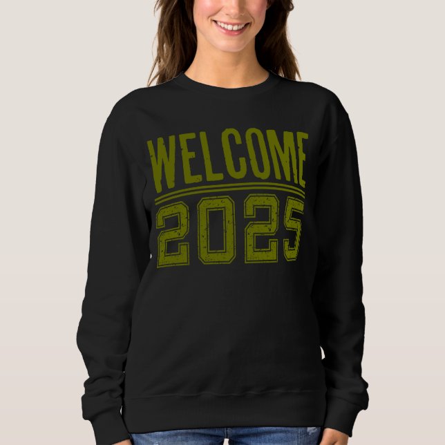 Camiseta Boas-vindas 2025 Ano Novo (Frente)