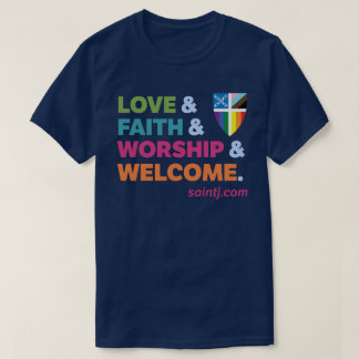 Camiseta Boas-vindas Adultas Coloridas Orgulho + Escudo do