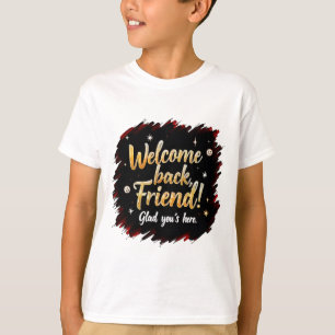 Camiseta Boas-vindas Amigáveis - Vídeo Amigo