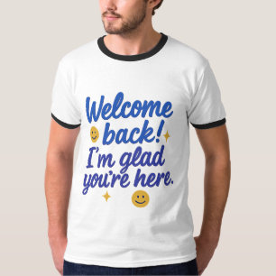 Camiseta Boas-vindas ao Teto de Mensagem Positiva