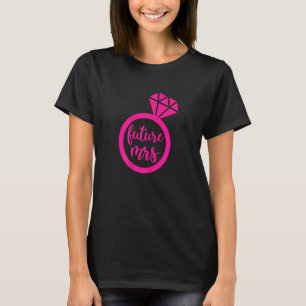 Camiseta Boas-vindas Futuro Sra. Noivado Casamento Casament