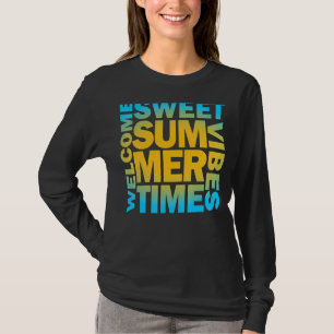 Camiseta Boas-vindas no Verão Vibes no Verão Vaca