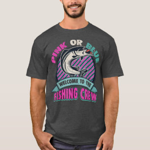 Camiseta Boas-Vindas, Rosa Ou Azul, Ao Gen Engraçado Da Tri