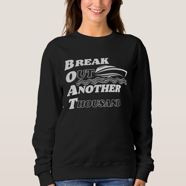 Camiseta BOAT Break Out Another Thousand  and Hilarious (Frente)