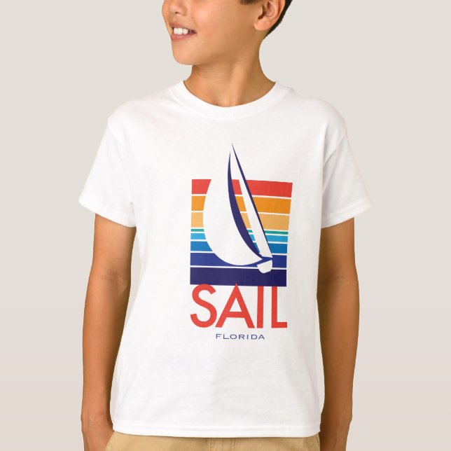 Camiseta Boat Color Square_SAIL Florida (Frente)