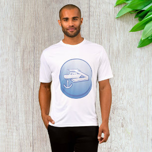 Camiseta Boat E Anchor Mens Ativos