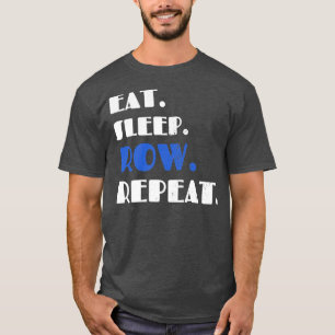 Camiseta Boat Rears Lover Coma Fila Repetição Rowers Sayi