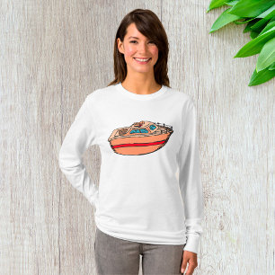 Camiseta Boat Sketch Womens Long-Capa