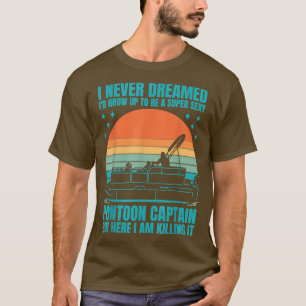 Camiseta Boat Study Capitão Engraçado Pontoon Barco Lake Sh