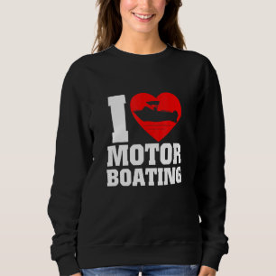 Camiseta Boater I Love Motor Barco For Boat