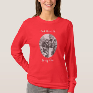 Camiseta Bob Cratchit & Tim minúsculo - uma canção de na