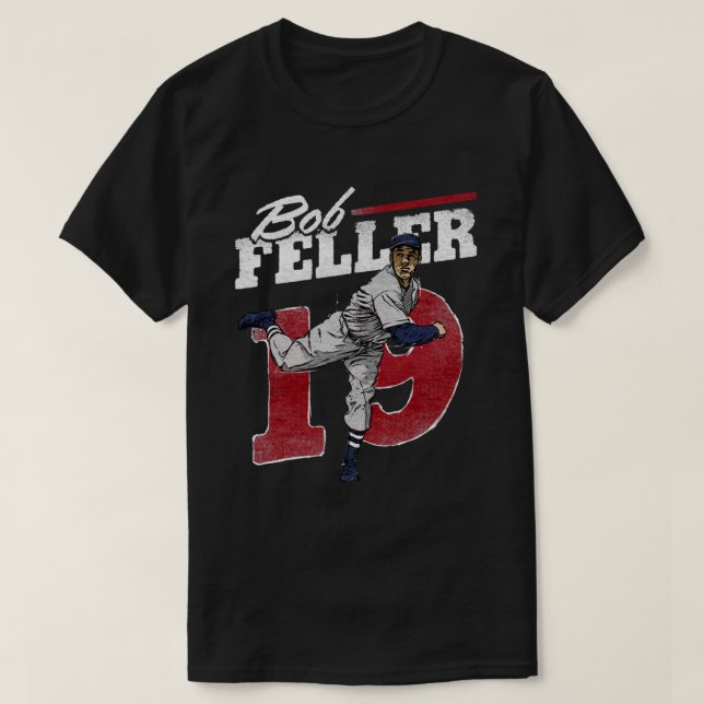 Camiseta Bob Feller Retro (Frente do Design)