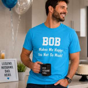 Camiseta Bob Me Faz Feliz