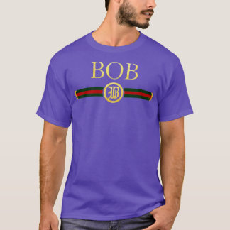 Camiseta Bob Name Personalizou Real Homens Presentes